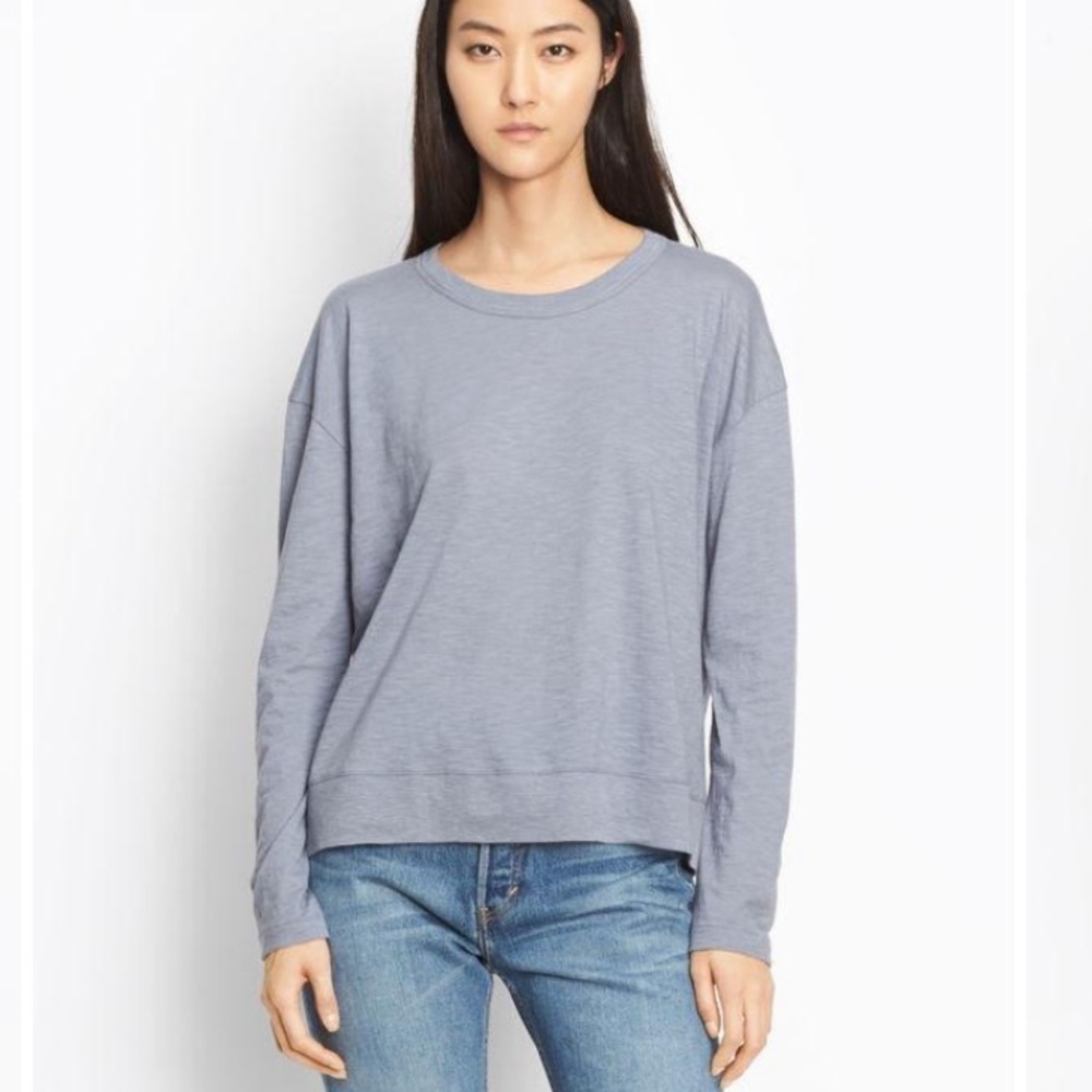 Vince - Slub Cotton Drop Shoulder Tee M